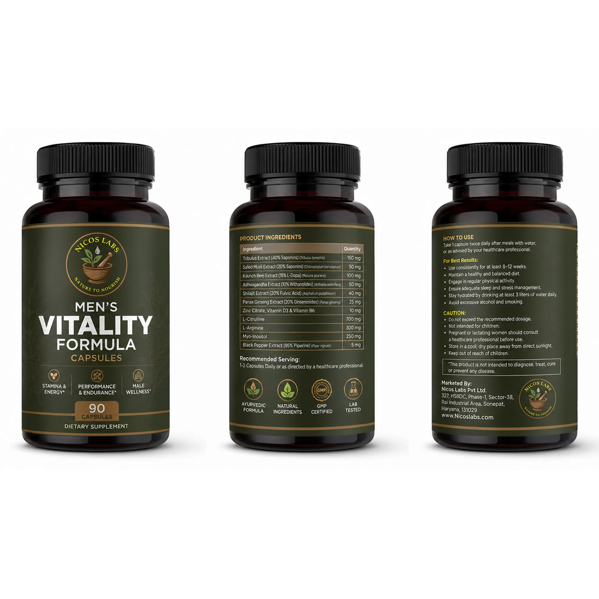 Men's Vitality Formula Capsules