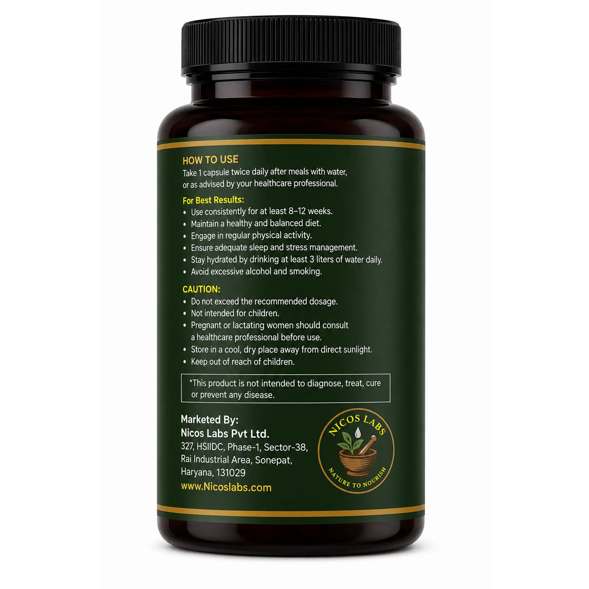 Men's Vitality Formula Capsules