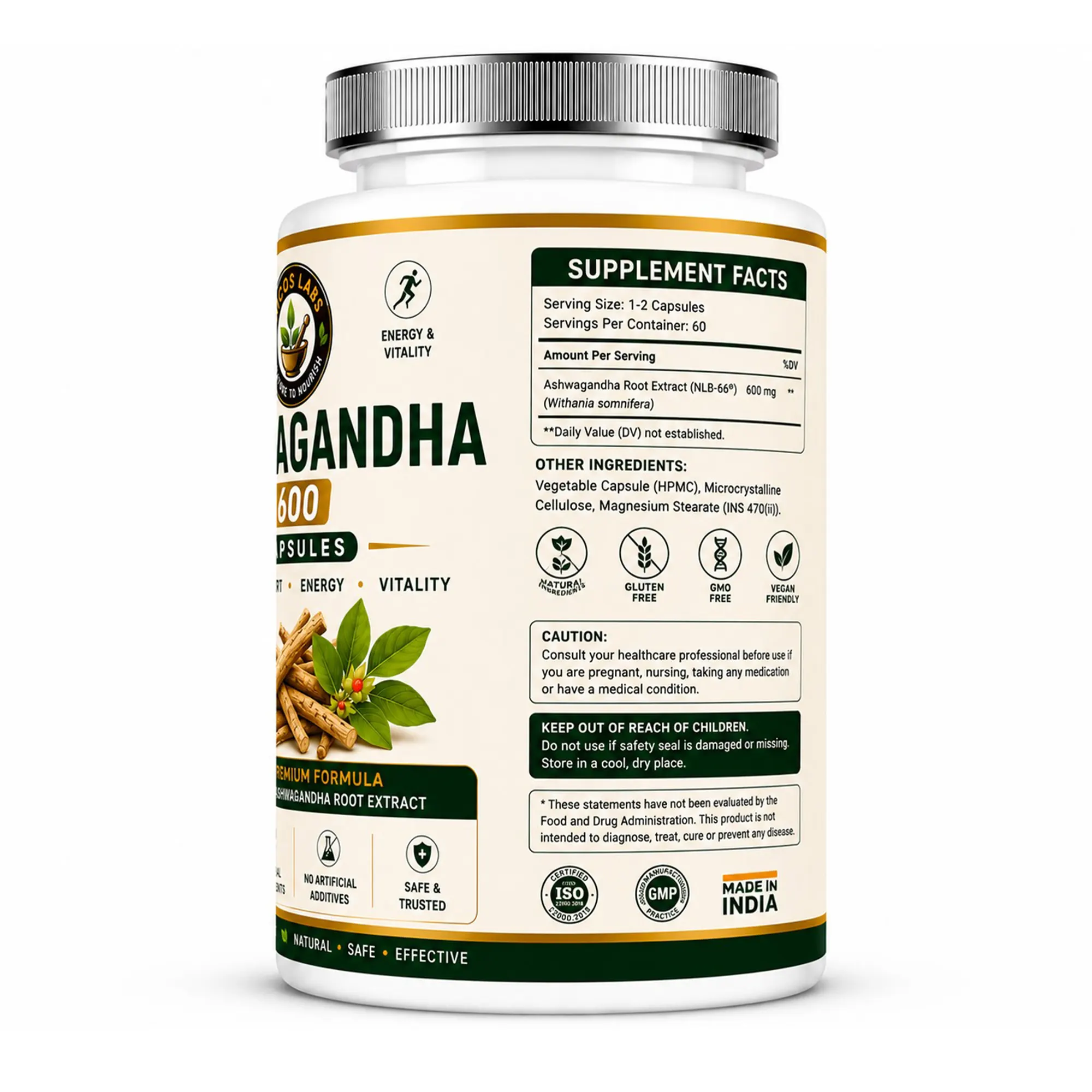 Ashwagandha 600 Capsules